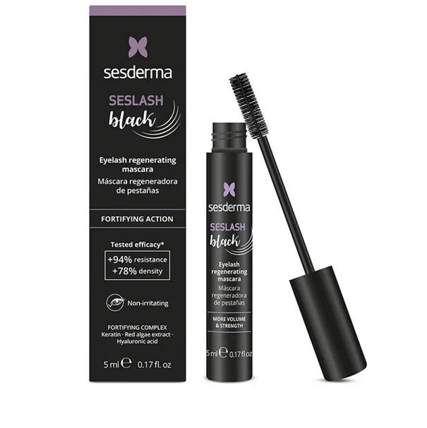 SESDERMA Seslash Black tusz regenerujący do rzęs, 5 ml