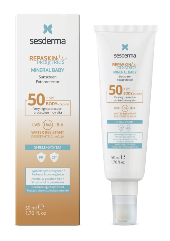 Sesderma Repaskin Mineral Baby 50+ SPF, krem, 50 ml