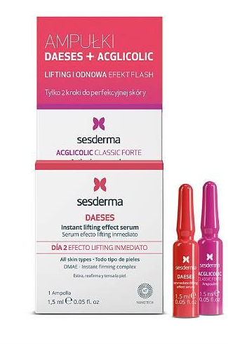 Sesderma Effect Flash Dases + Acglicilic, 2 ampułki x 1,5 ml