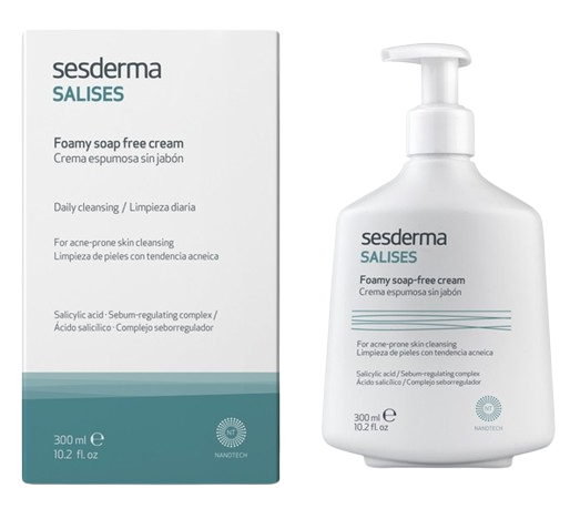 Sesderma Salises pienisty krem bez mydła, 250 ml