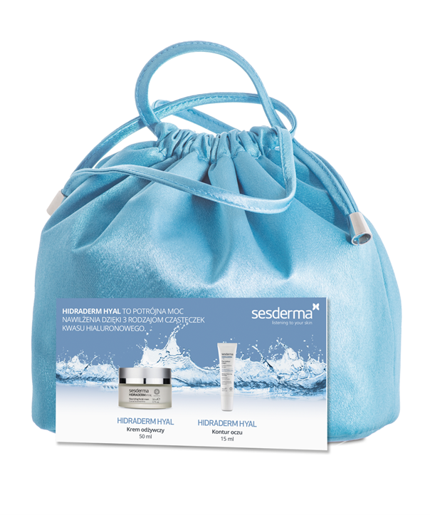 SESDERMA HIDRADERM HYAL, zestaw: krem odżywczy, 50 ml + krem kontur oczu, 15 ml