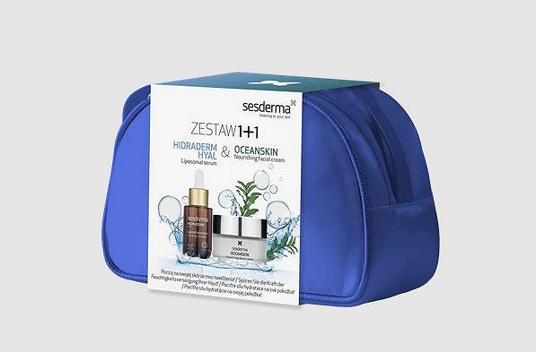 SESDERMA ZESTAW krem odżywczy OCEANSKIN 50 ml + serum HIDRADERM HYAL 30 ml