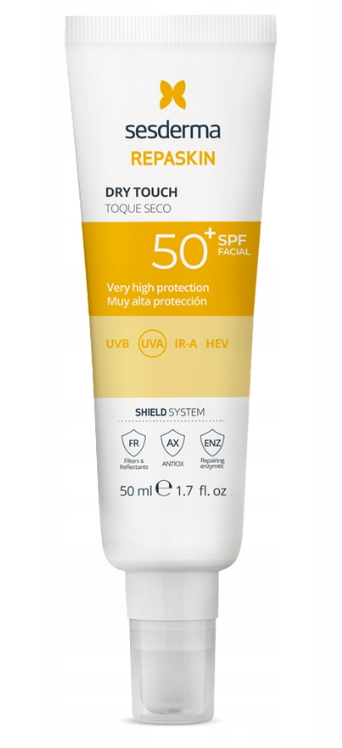 SESDERMA Repaskin DRY TOUCH krem ochronny, SPF 50, 50 ml