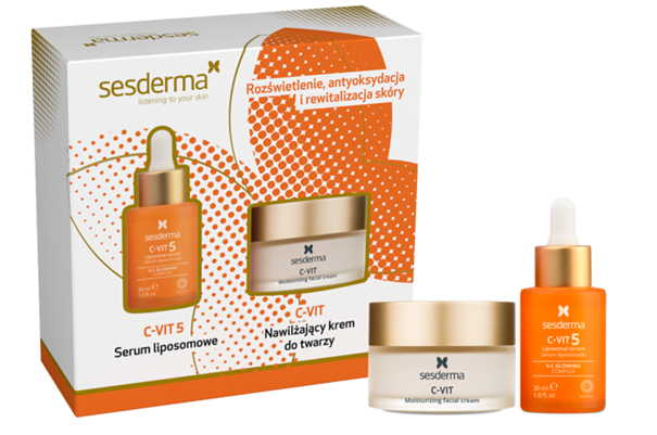 Sesderma C-VIT 5, serum, 30 ml + krem, 50 ml
