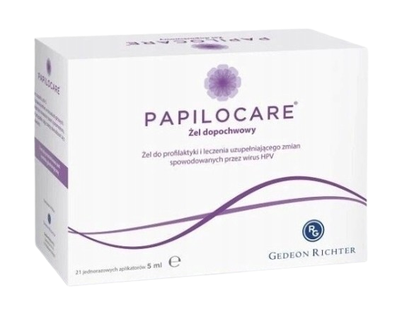 Papilocare żel dopochwowy, 21 aplikatorów po 5 ml