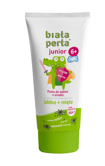 Biała Perła Junior, pasta do zębów dla dzieci 6+, 75 ml