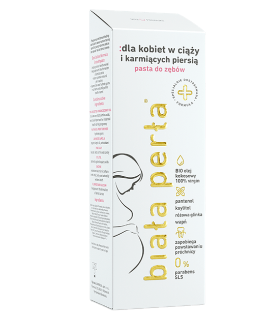 Biała Perła, pasta do zębów dla kobiet w ciąży i karmiących piersią, 75 ml