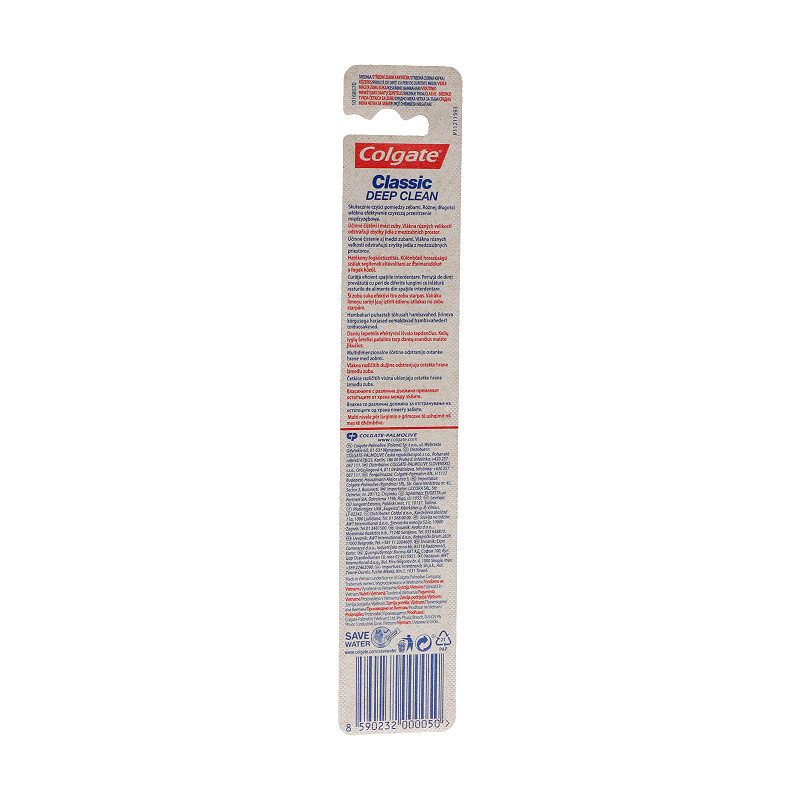 Colgate Classic,  szczoteczka do zębów o średniej miękkości włosia, 1 szt.