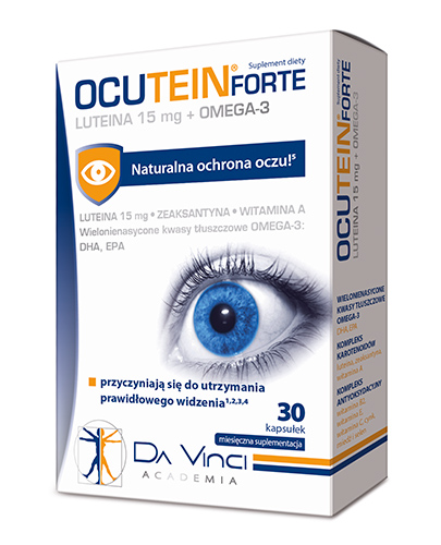 Ocutein Forte, kapsułki, 30 szt. KRÓTKA DATA 20.07.2025