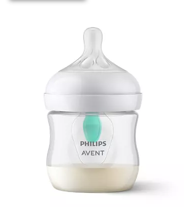 Philips Avent, butelka dla niemowląt z nakładką antykolkową, 125 ml