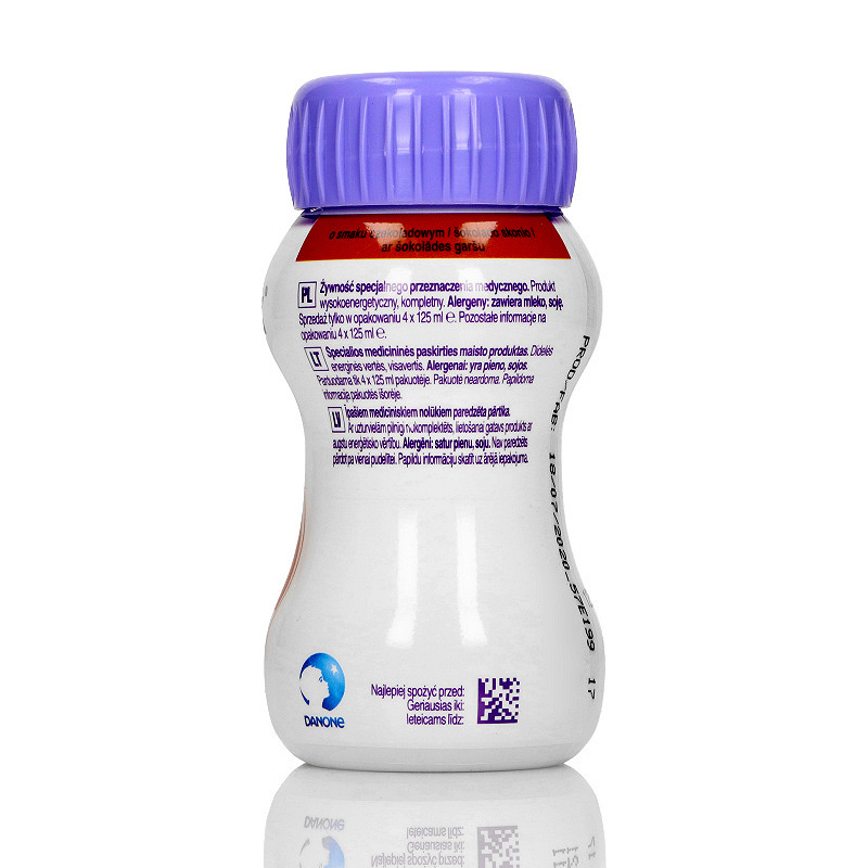 Nutridrink , o smaku czekoladowym, 4 x 125 ml