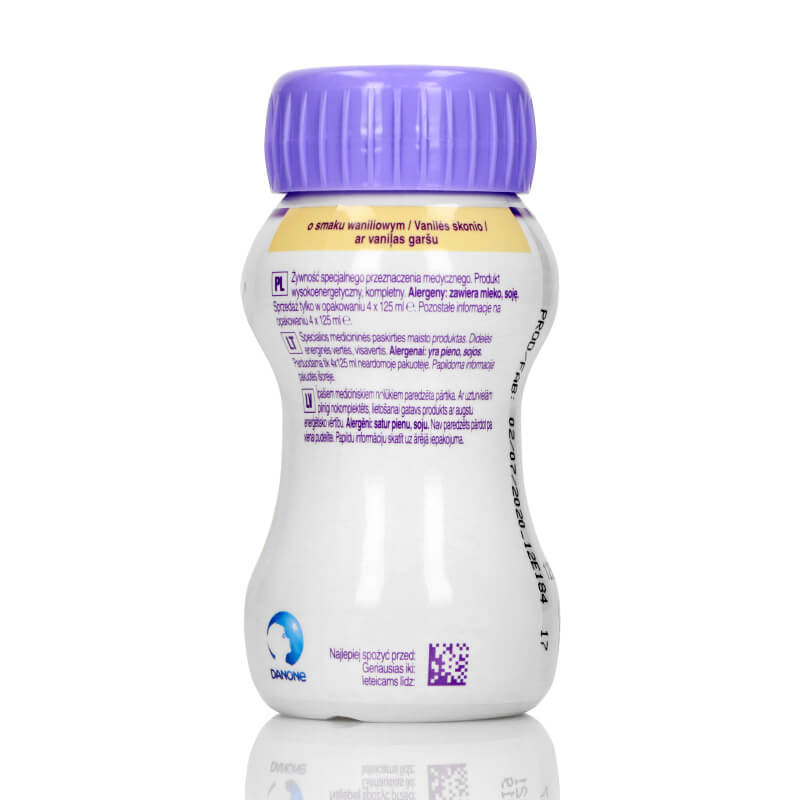 Nutridrink , o smaku waniliowym, 4 x 125 ml