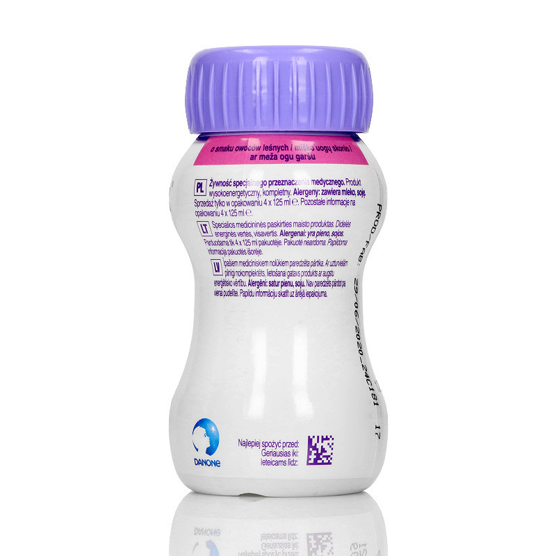 Nutridrink , o smaku owoców leśnych, 4 x 125 ml
