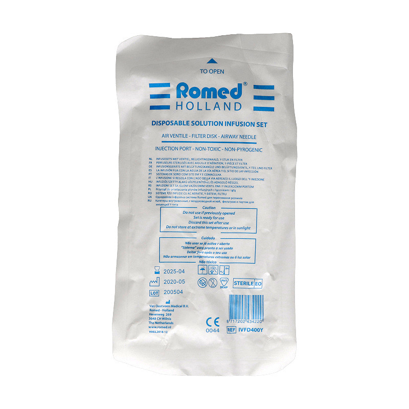 Przyrząd do przetaczania płynów infuzyjnych z igłą, 1 szt.