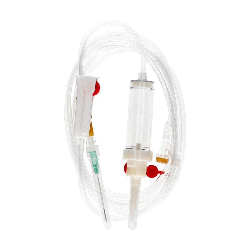 Przyrząd do przetaczania płynów infuzyjnych,  z igłą, 1 szt.