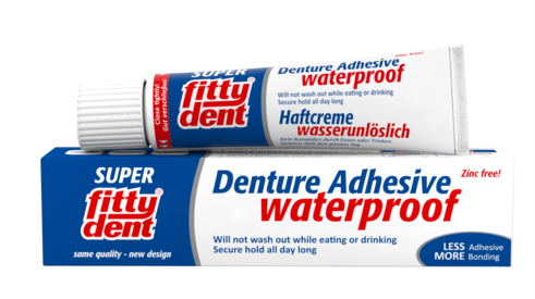 Fittydent Wodoodporny klej do mocowania protez, 40 g