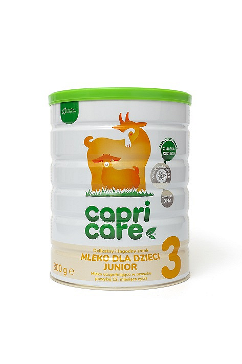 CAPRICARE 3 Mleko Następne Junior, oparte na mleku kozim powyżej 12 miesiąca życia, 800 g