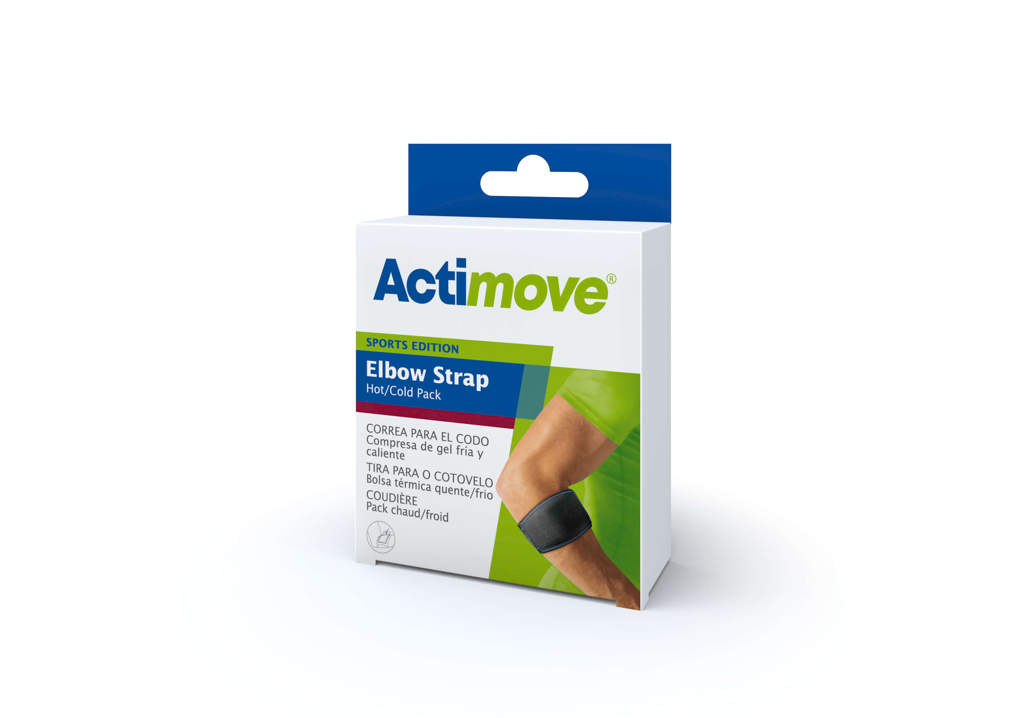 Actimove Sports Edition , opaska na łokieć z kompresem żelowym, rozmiar uniwersalny, 1 szt.
