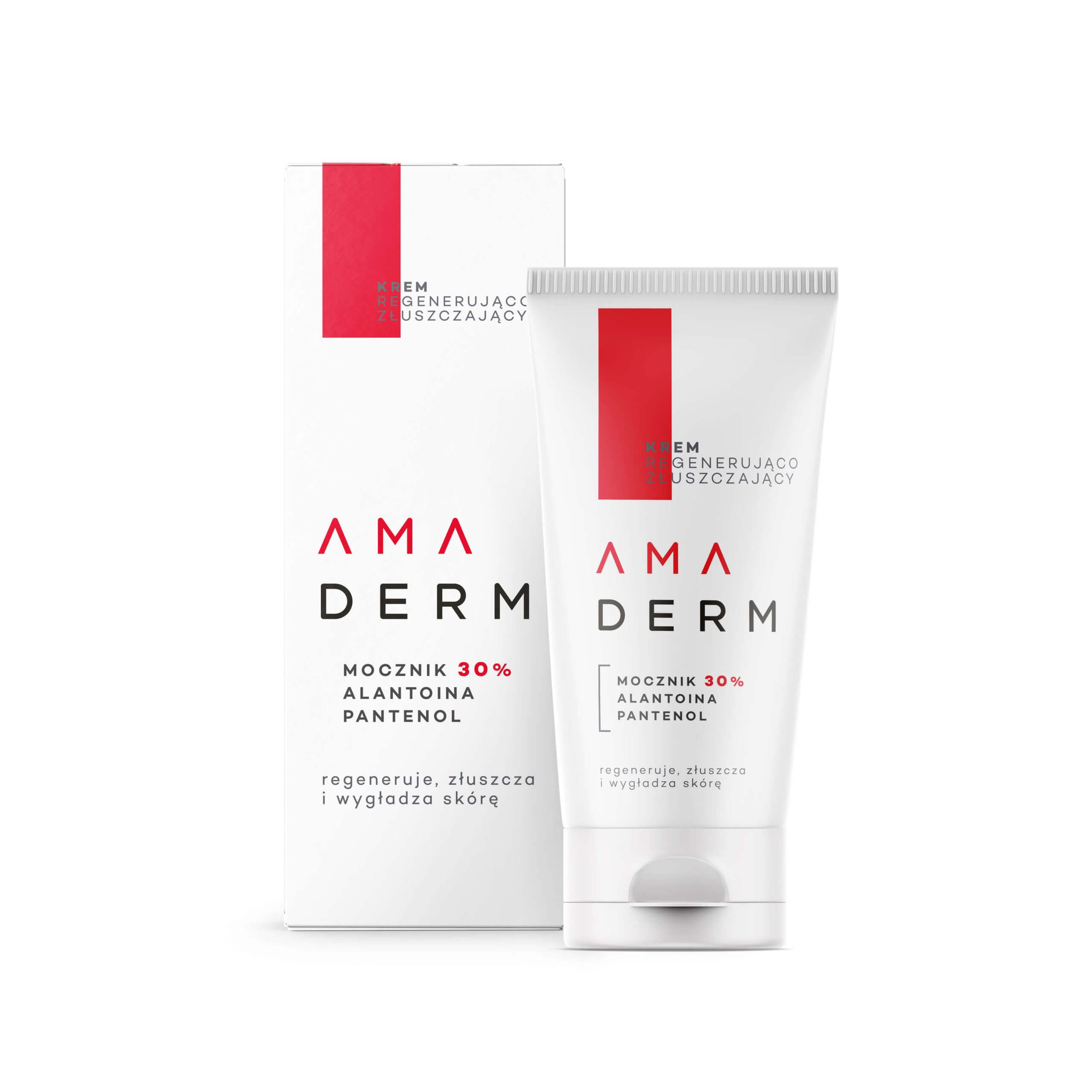 AMADERM, krem regenerująco-złuszczający do stóp UREA 30 %, 50 ml