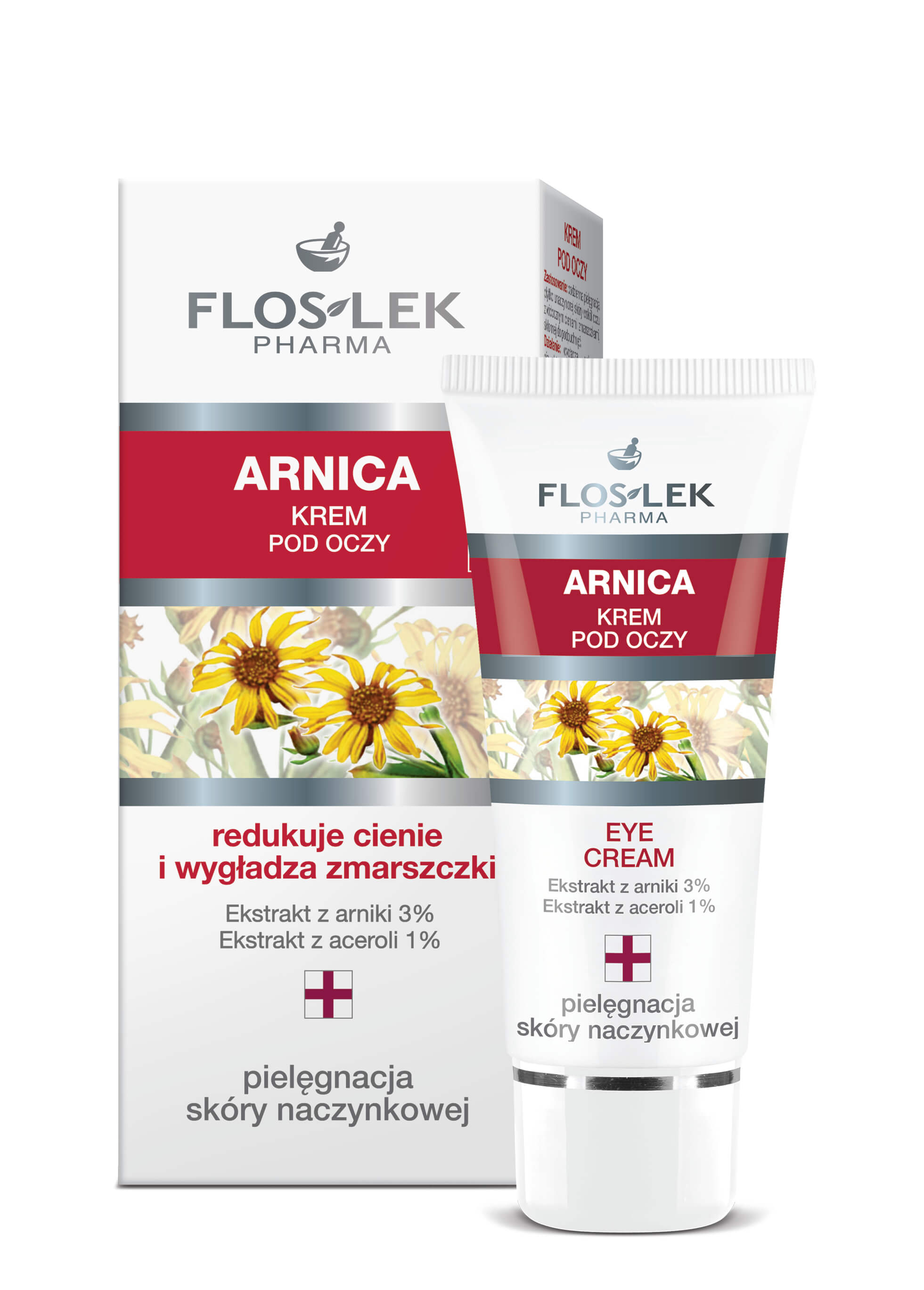 Flos-Lek Arnica , krem arnikowy pod oczy, 30 ml