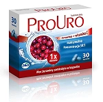 ProUro kapsułki ze składnikami wspierającymi funkcjonowanie dróg moczowych, 30 szt.