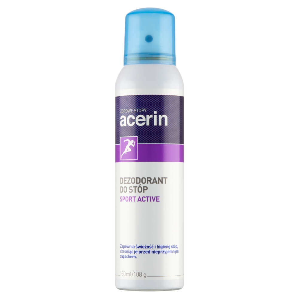 Acerin Sport Active, dezodorant do stóp na grzybicę, 150 ml