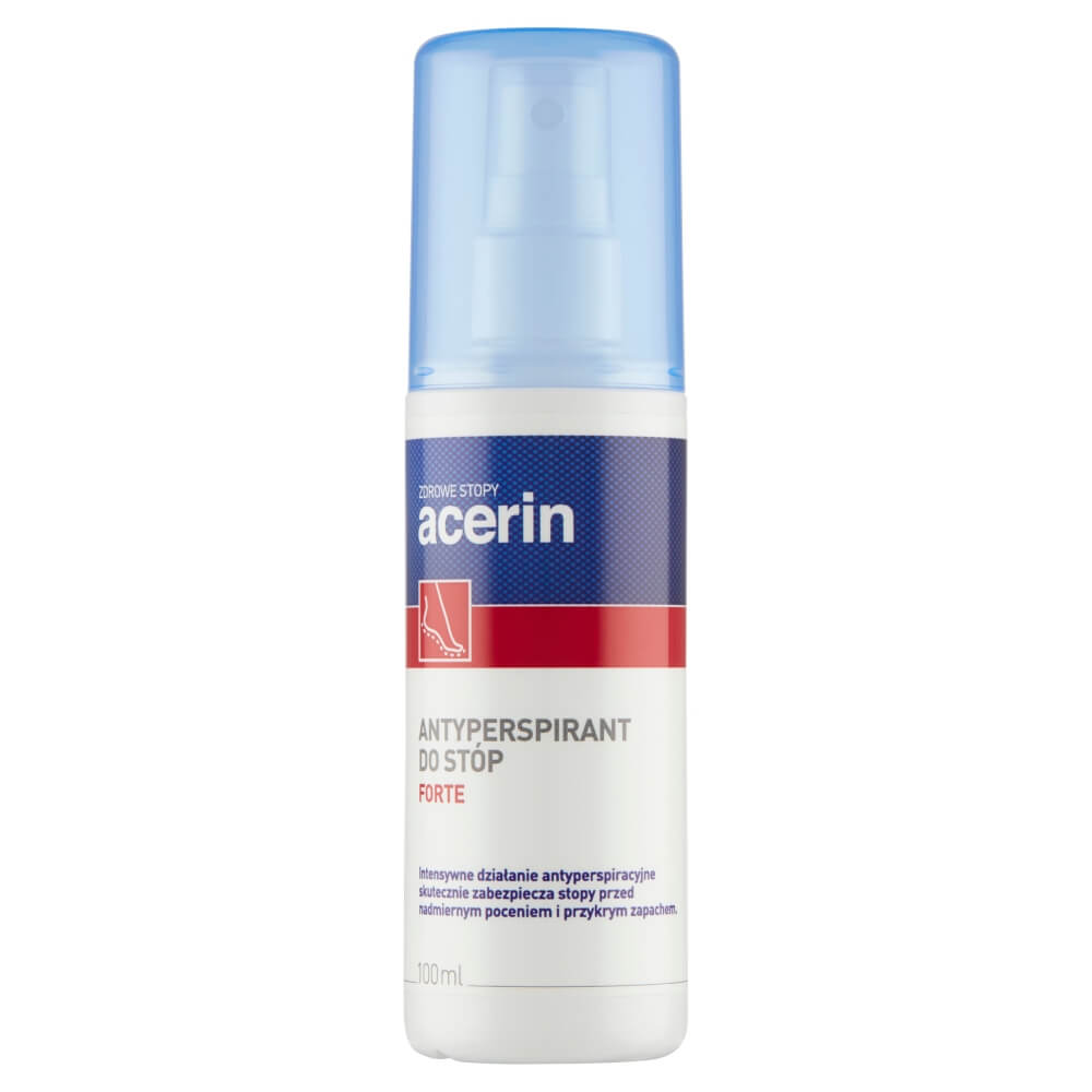 Anida Acerin Antyperspirant Forte, do stóp na nadmierne pocenie i nieprzyjemny zapach, 100 ml