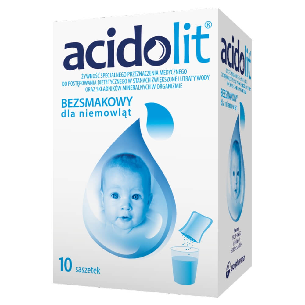 Acidolit, preparat nawadniający dla niemowląt, 10 szt.