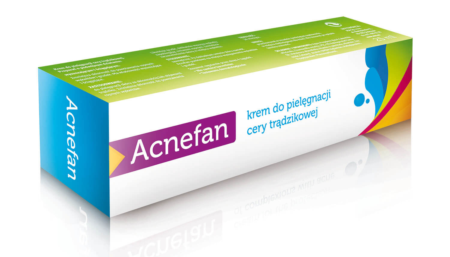Acnefan, krem do pielęgnacji skóry trądzikowej, 25 ml