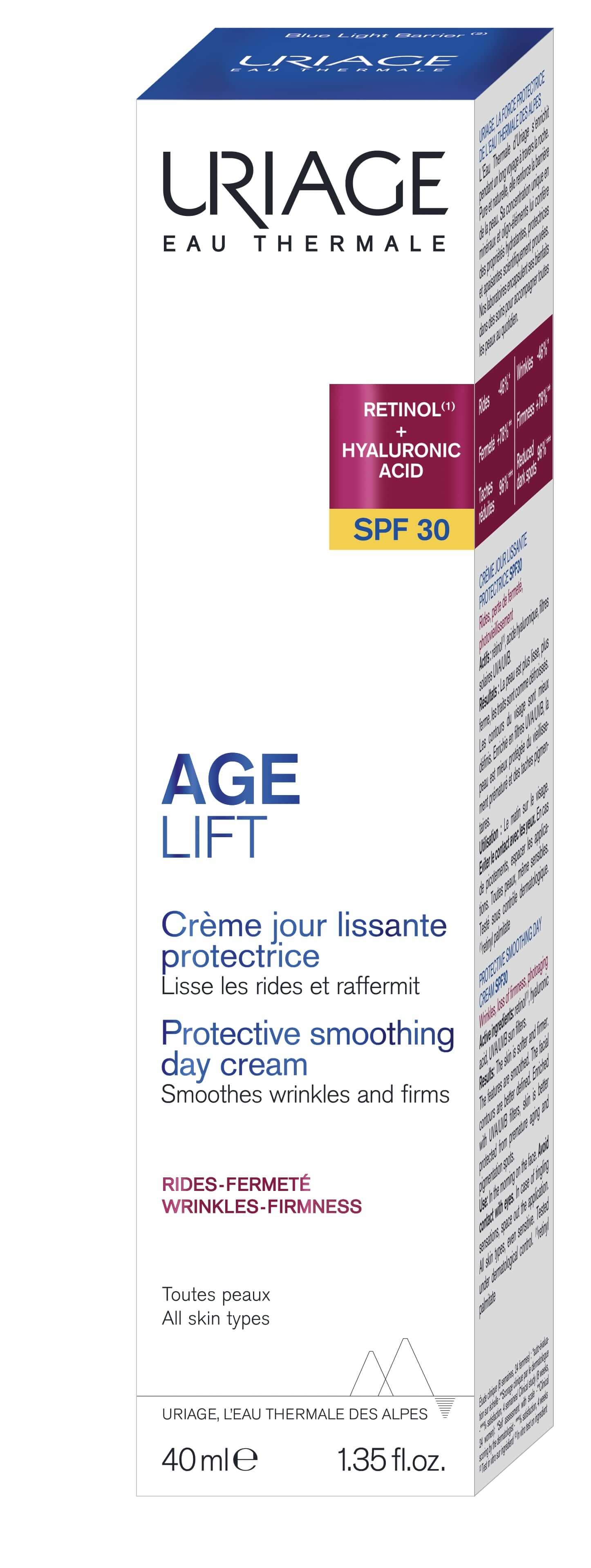 URIAGE Age Lift, krem na dzień z filtrem SPF 30, 40 ml