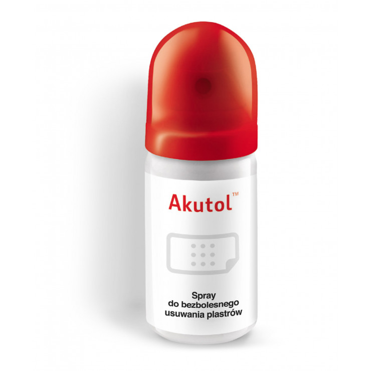 Akutol, aerozol na skórę, spray do usuwania plastrów, 35 ml