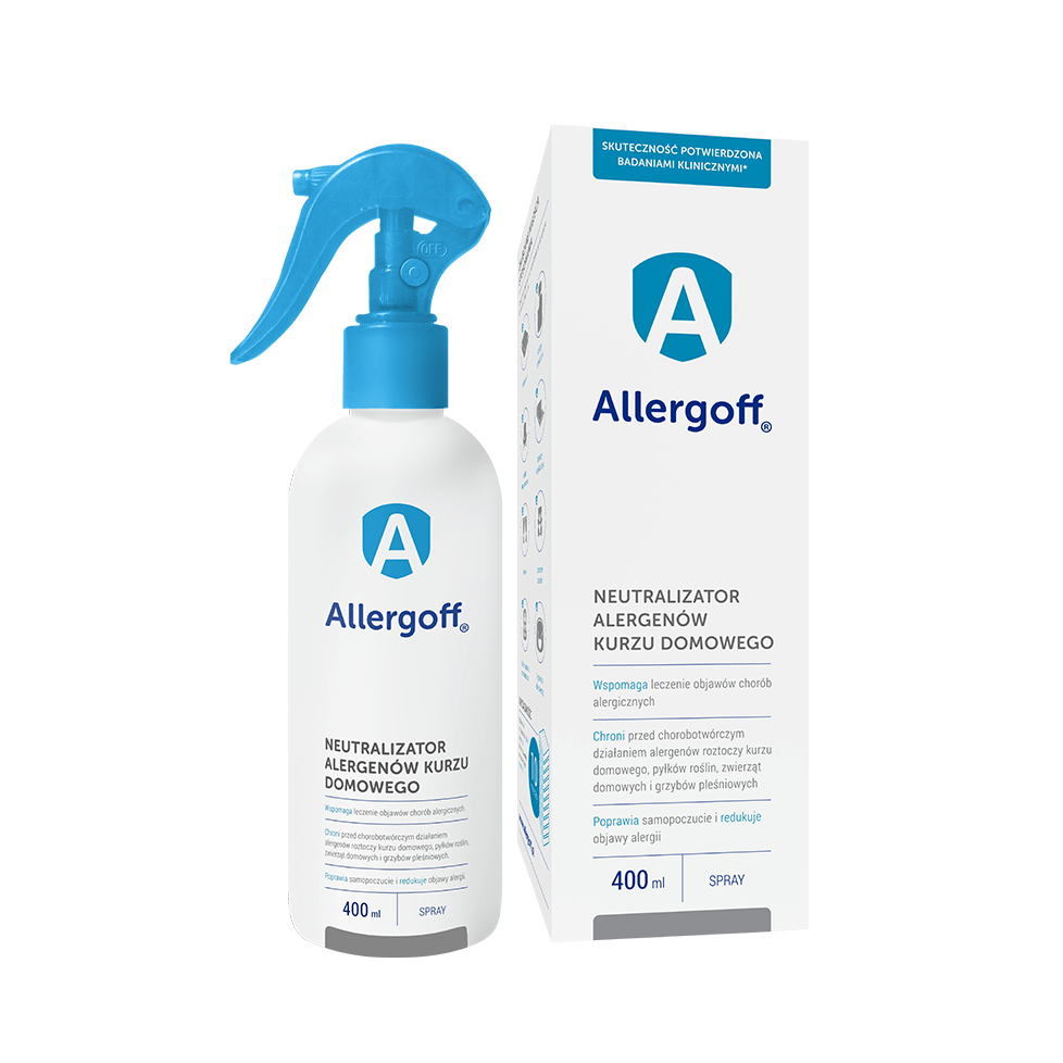 Allergoff, spray wspomagający leczenie alergii wziewnej, 400 ml