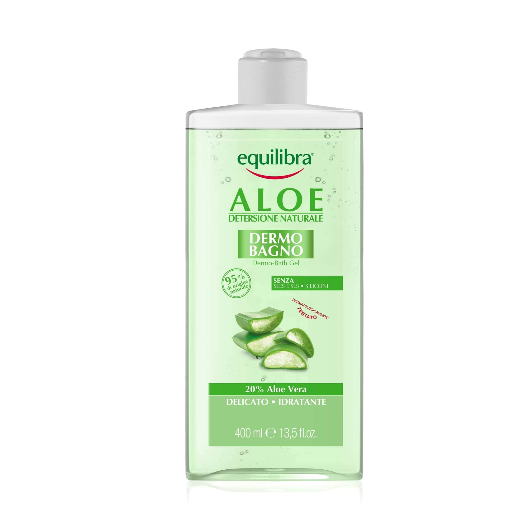 Equilibra Aloesowy Żel, do kąpieli, 400 ml