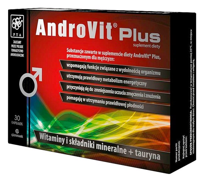 AndroVit Plus, kapsułki miękkie dla mężczyzn, 30 szt.