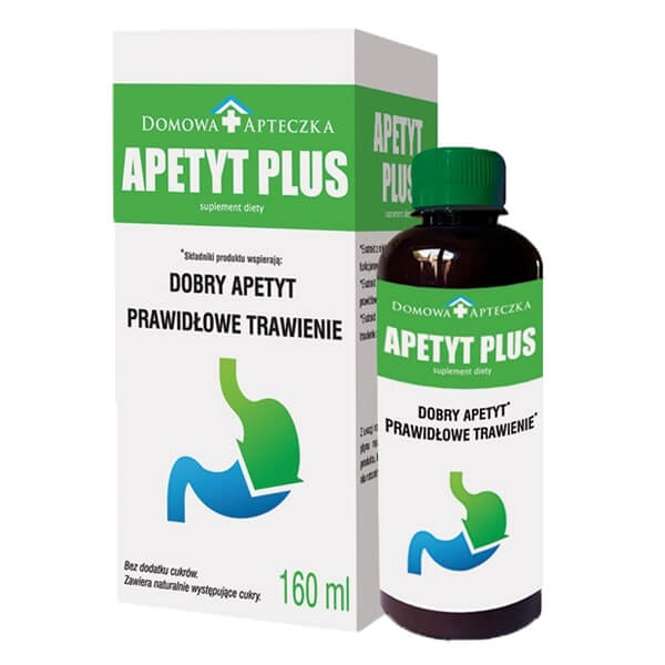 Apetyt Plus, płyn ze składnikami wspomagającymi apetyt, 160 ml