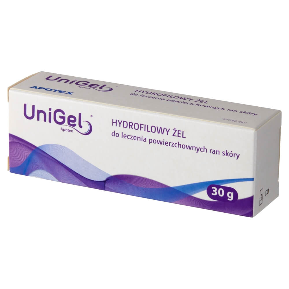 UniGel Apotex, żel na powierzchowne rany skórne, 30 g