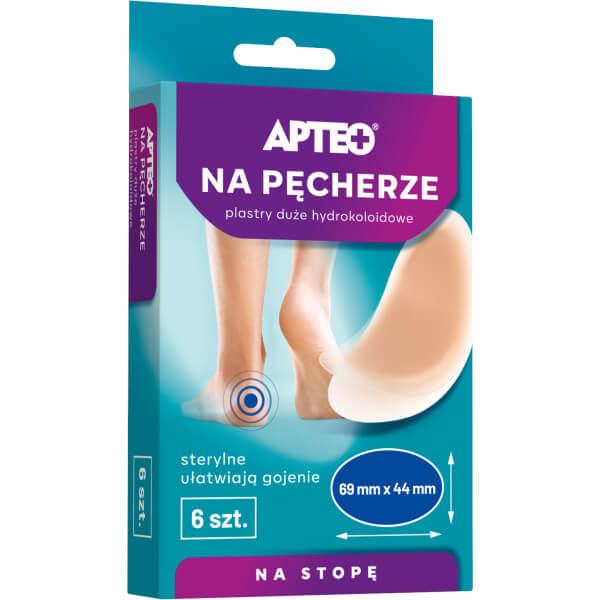 Plastry na pęcherze , sterylne ułatwiające gojenie, 6 szt.