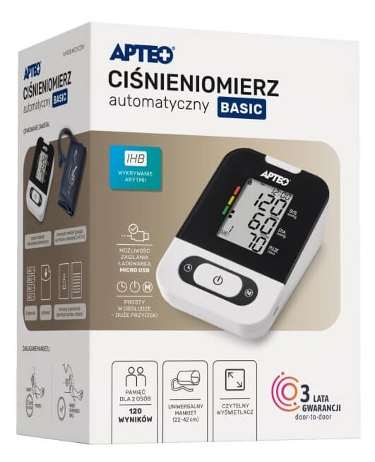 APTEO Ciśnieniomierz Basic, automatyczny, 1 szt.