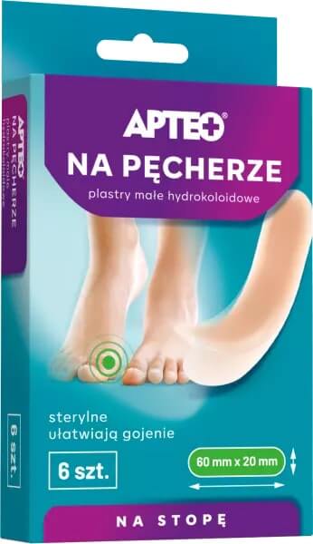 Na Pęcherze Plastry,  małe hydrokoloidowe, 6 szt.