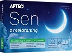 Sen APTEO tabletki powlekane z malatoniną ułatwiające zasypianie, 30 szt.
