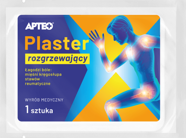 Plaster rozgrzewający APTEO, przeciwbólowy, 1 szt.