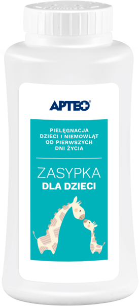 Zasypka dla dzieci APTEO CARE do codziennej pielęgnacji wrażliwej skóry niemowląt i dzieci, 100 g
