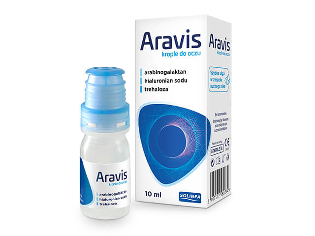 Aravis, krople do oczu wskazane w leczeniu zespołu suchego oka, 10 ml