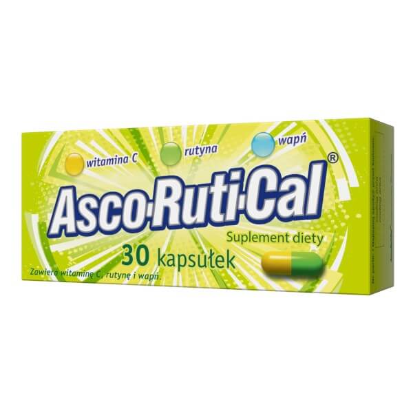 Ascorutical, kapsułki ze składnikami wspierającymi odporność, 30 szt.