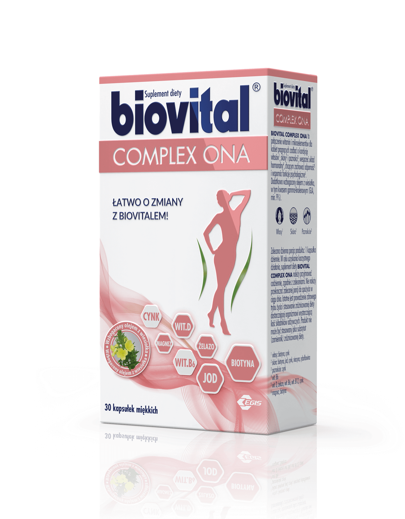 Biovital Complex ONA , kapsułki z witaminami i minerałami dla kobiet, 30 szt.