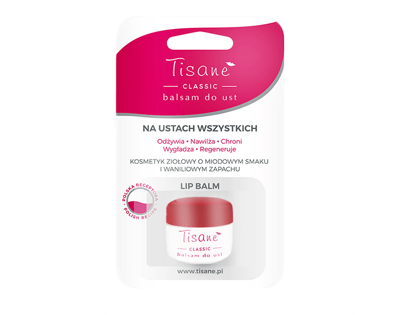 Tisane Balsam do ust odżywiający o miodowym smaku i waniliowym zapachu, 4,7 g