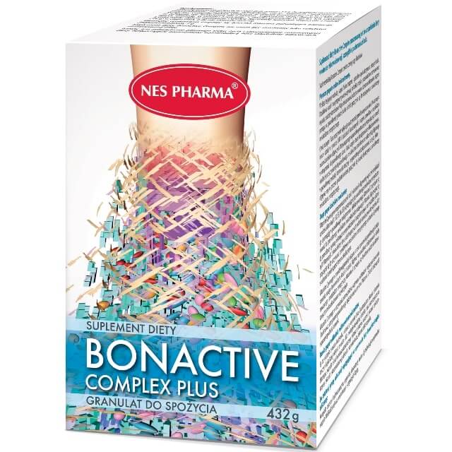 Bonactive Complex Plus, granulat z witaminami niezbędnymi do uzupełnienia diety w trakcie rekonwalescencji po złamaniach kości, 432 g