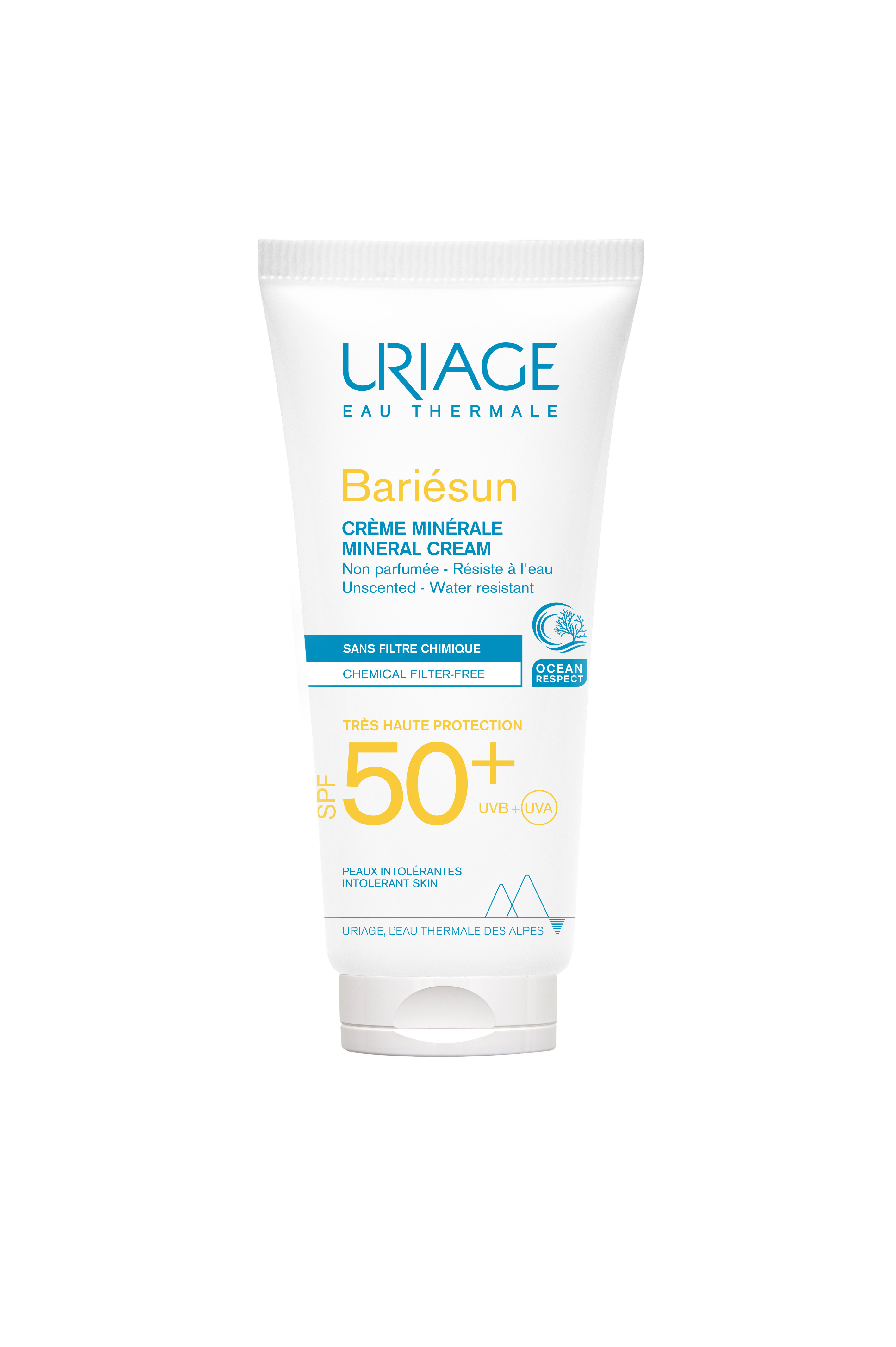 URIAGE Bariesun , krem mineralny z filtrem SPF 50+, 100 ml