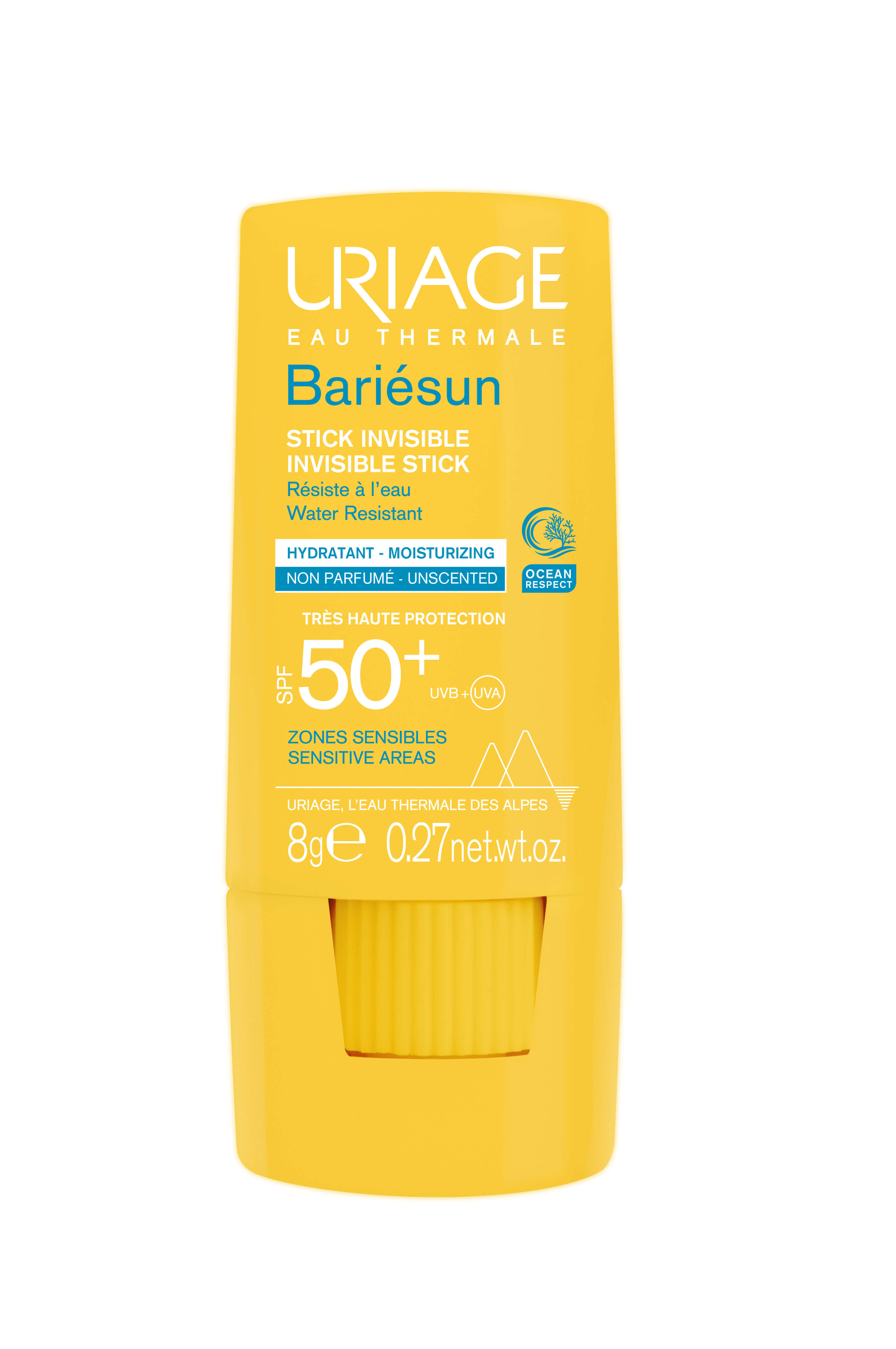 URIAGE Bariesun , transparentny sztyft SPF 50+, 8 g