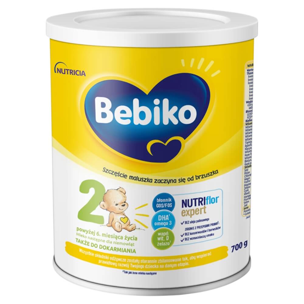 Bebiko 2 Nutriflor Expert , proszek mleko następne dla niemowląt powyżej 6. miesiąca życia, 700 g